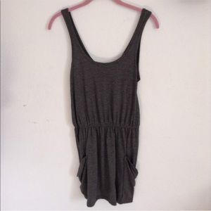 BDG L grey tank dress pocket